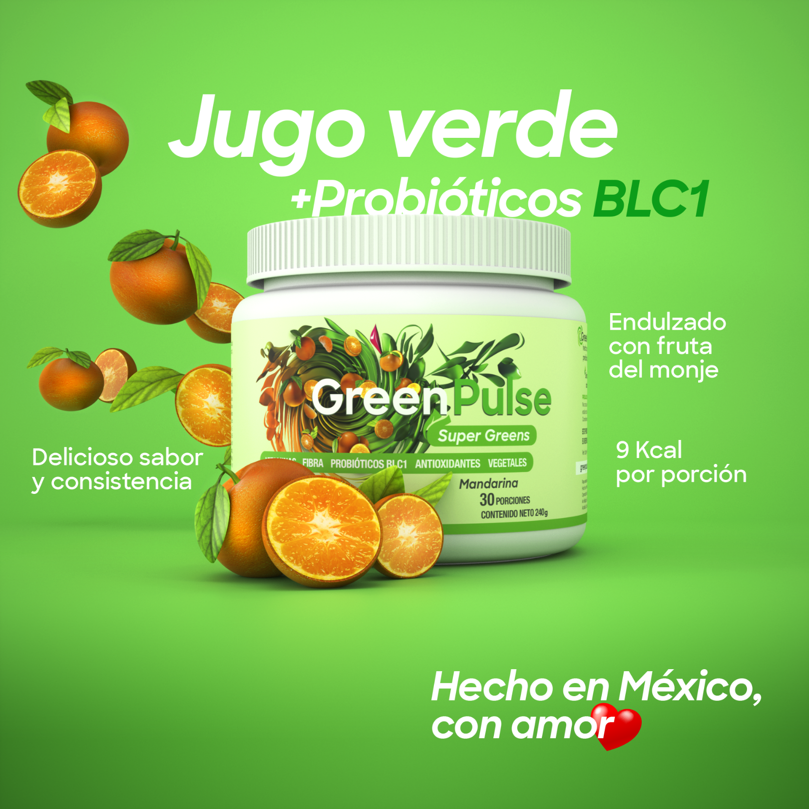 Super Greens + Ligereza | Probióticos BLC1 | 30 Porciones