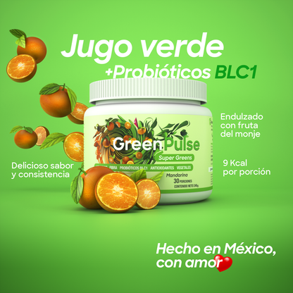 Super Greens + Ligereza | Probióticos BLC1 | 30 Porciones