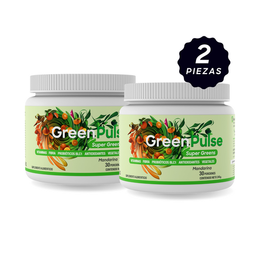 2 Pack | Super Greens | Ligereza | Jugo Verde con 6.5 Billones de Probióticos | Pack de 2 | 60 porciones