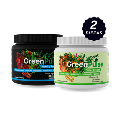 Kit Morning Boost + Super Greens | Energía + Ligereza | 60 porciones | Sin azúcar