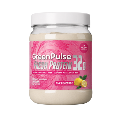 Greenpulse Fresh Protein 32g | Sabor Pink Lemonade Proteína Ligera Y Refrescante