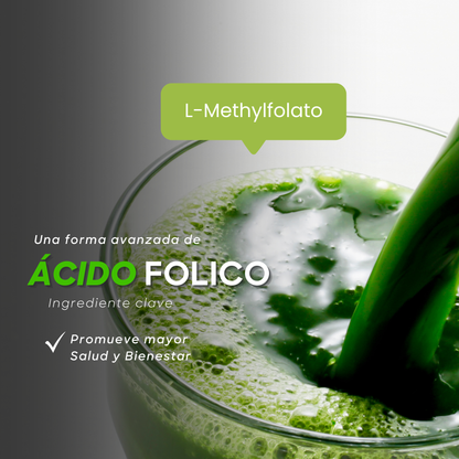 Harmony Greens +Belleza | Colágeno, Ácido Hialurónico y Biotina | 30 Porciones