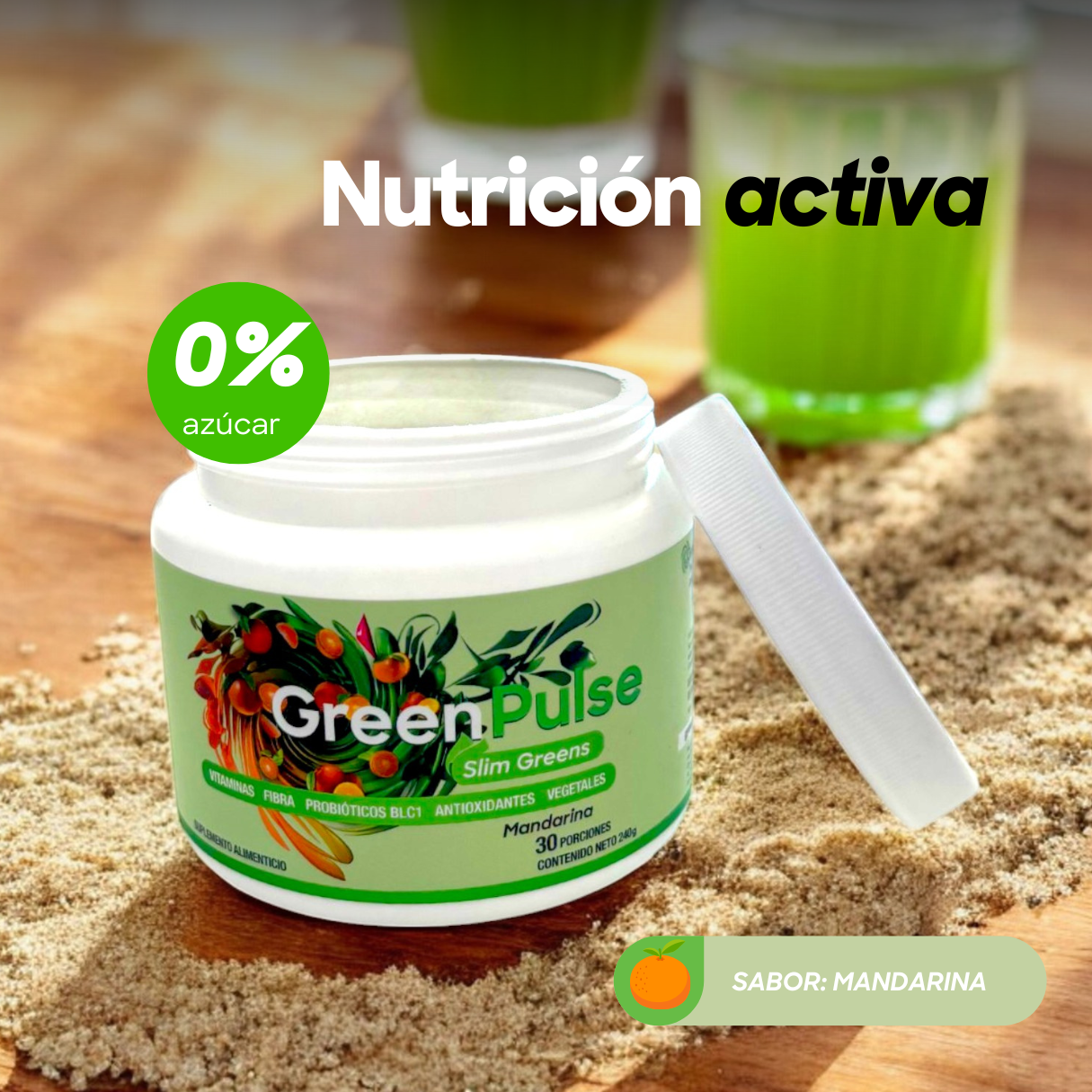 2 Pack | Super Greens | Ligereza | Jugo Verde con 6.5 Billones de Probióticos | Pack de 2 | 60 porciones