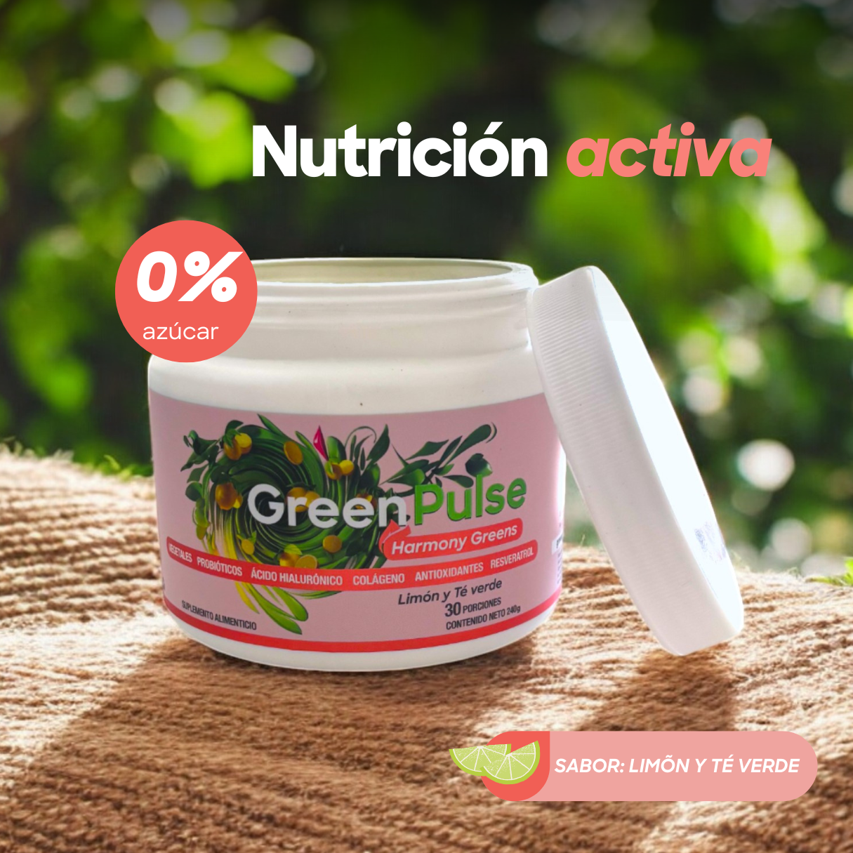2 Pack | Harmony Greens | Belleza | Jugo Verde con Colágeno | 60 porciones