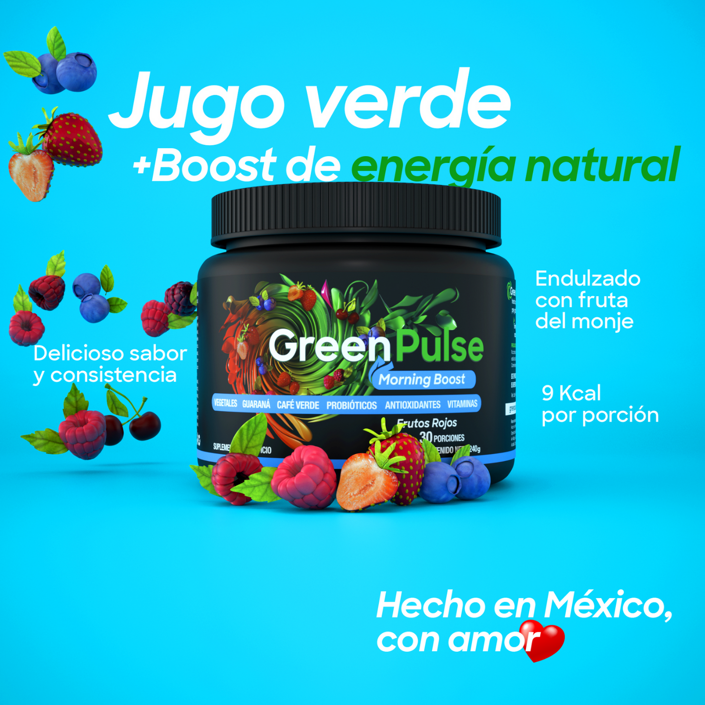 Morning Boost + Energía | Con Guaraná y Café Verde | 30 Porciones