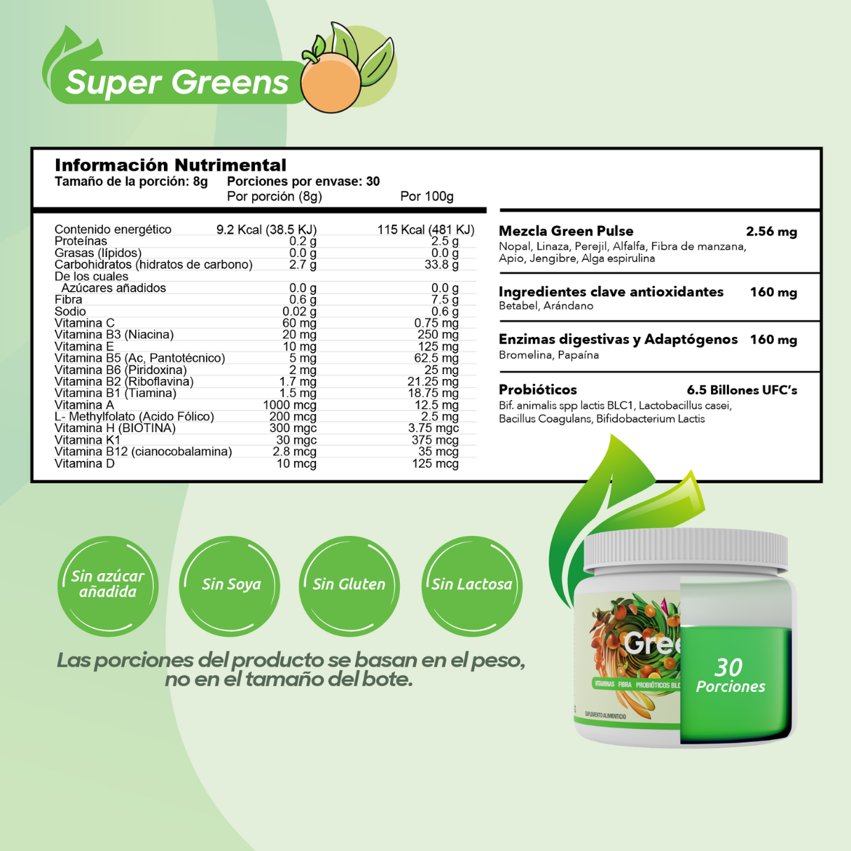 Kit Morning Boost + Super Greens | Energía + Ligereza | 60 porciones | Sin azúcar