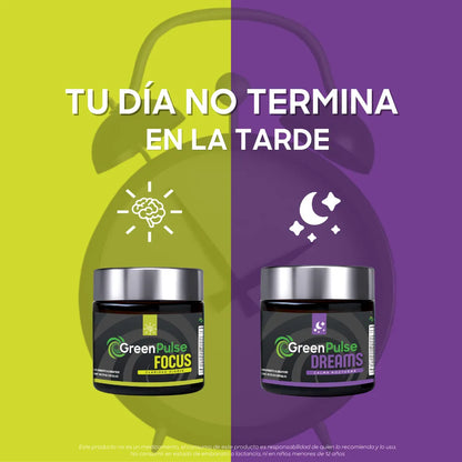 Greenpulse Focus Cápsulas Con L-teanina, Bacopa Y Magnesio