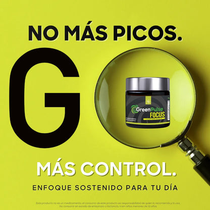 Greenpulse Focus Cápsulas Con L-teanina, Bacopa Y Magnesio