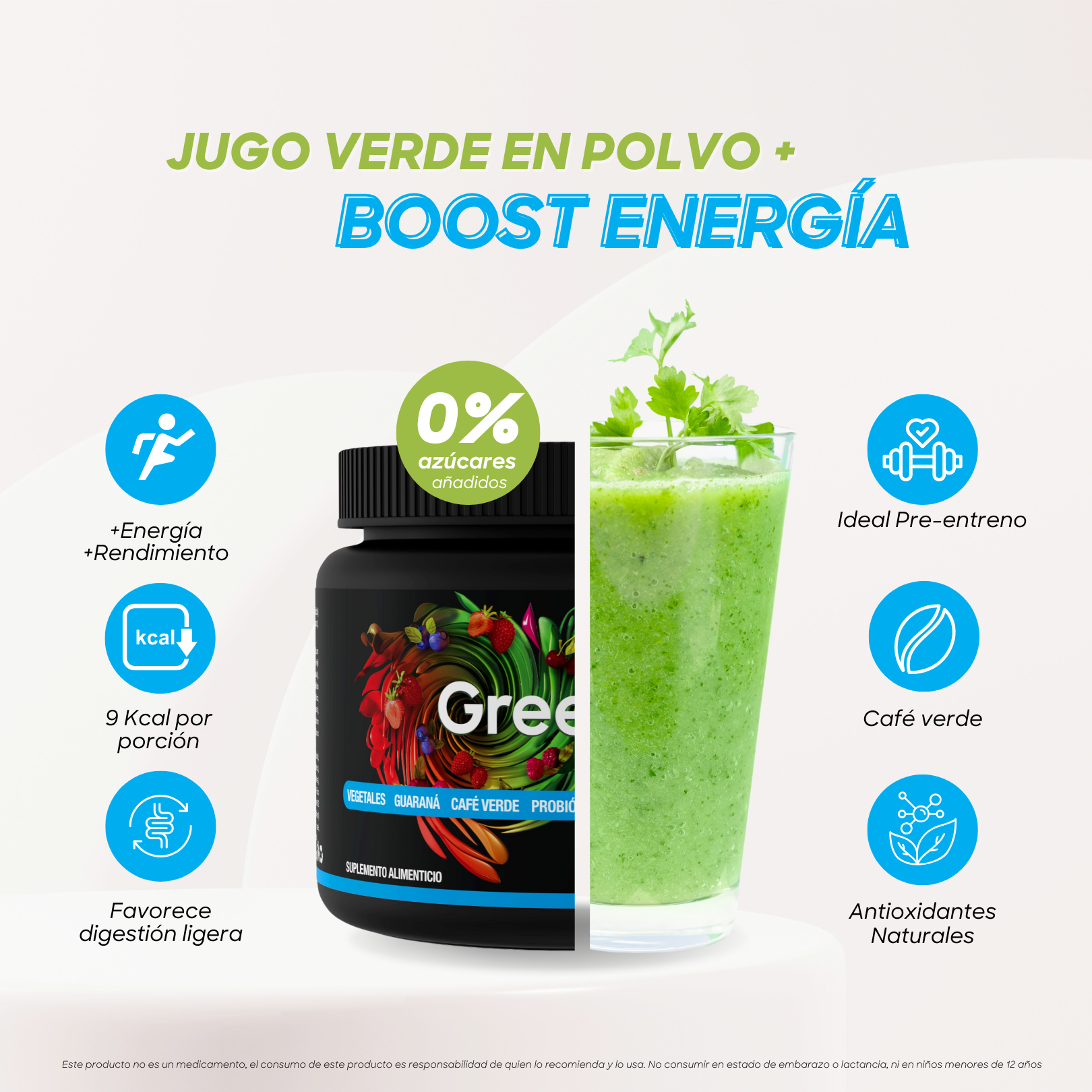 Morning Boost + Energía | Con Guaraná y Café Verde | 30 Porciones