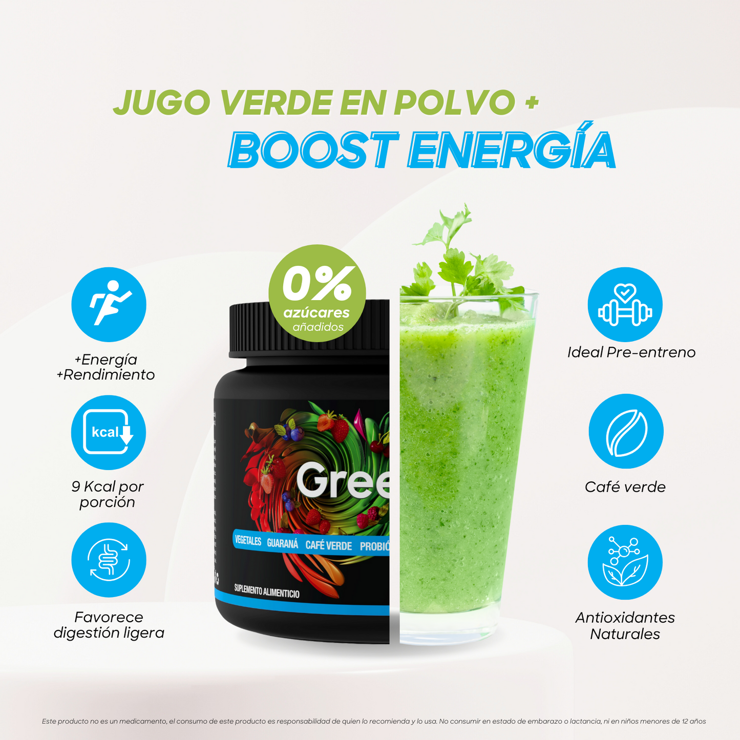 Morning Boost + Energía | Con Guaraná y Café Verde | 30 Porciones