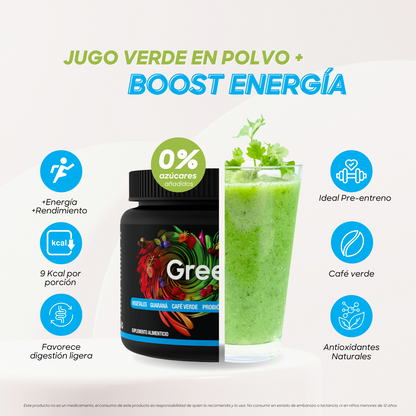 Morning Boost + Energía | Con Guaraná y Café Verde | 30 Porciones